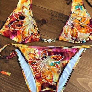 Women’s swimsuit by Visceglia w/ Swarovski crystal
